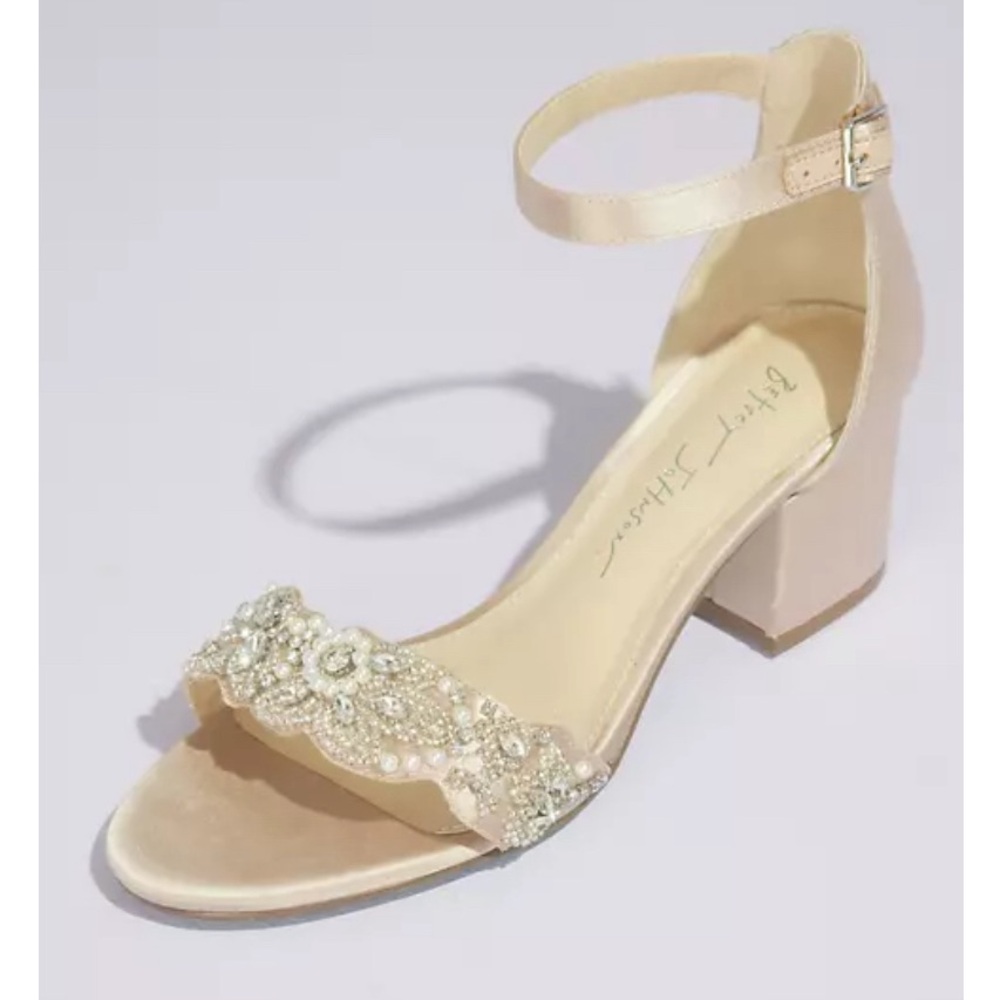Betsy Johnson x DB Crystal & Satin Heels